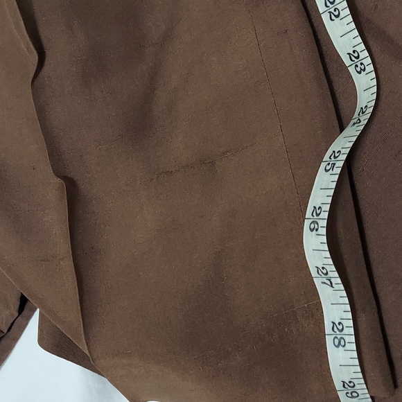 Ellen Tracy Chocolate Brown Pantsuit - Picture 5 of 12